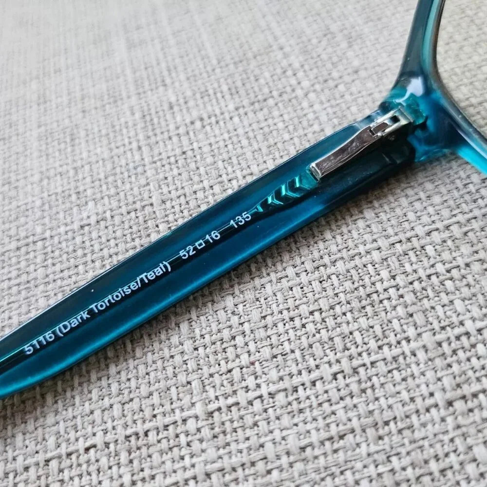 Coach Women Eyeglasses/Glasses Dark Tortoise/Teal 52[]16 135 HC6040 - Picture 7 of 11